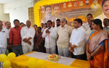 మంత్రి లోకేష్ జన్మదిన వేడుకలు ఉక్కు కలవేదికలో రక్తదాన శిబిరం