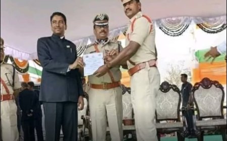 చందర్లపాడు ఎస్సై ధర్మరాజుకు ప్రశంసా పత్రం