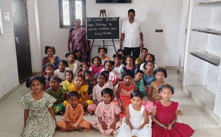 షారోన్ చారిటబుల్ ట్రస్టును సందర్శించిన ఆదిమళ్ల