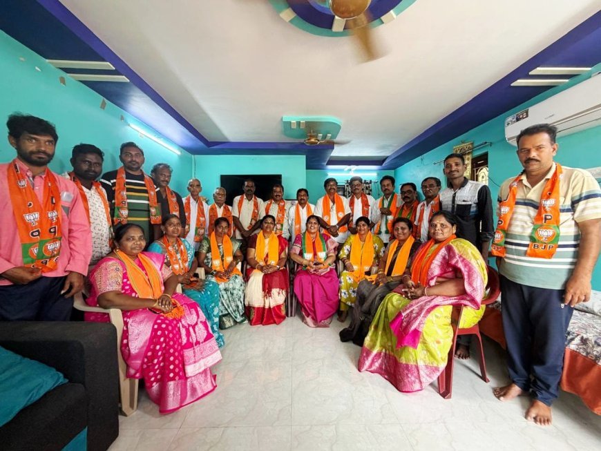 తిరువూరులో పర్యటించిన బిజెపి మహిళా అధ్యక్షురాలు పద్మజ