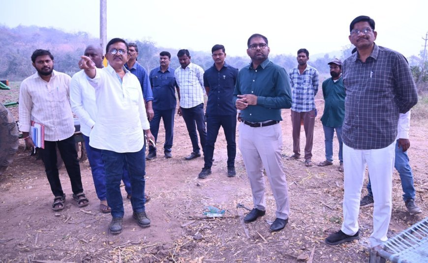 50 ఎకరాల ఆయిల్ ఫామ్ ప్లాంటేషన్ పూర్తి కావాలిజిల్లా కలెక్టర్ కోయ శ్రీ హర్ష