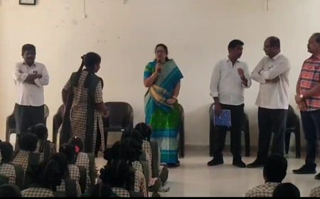 పాఠశాలల్లో డీఈఓ తనిఖీలు