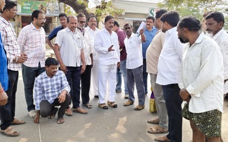 రోడ్డు విస్తరణలో ఎవరికీ ఇబ్బందులుండవు ఎమ్మెల్యే శ్రీరాం