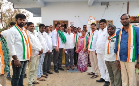 దుబ్బాక మున్సిపాలిటీ ఎన్నికల్లో కాంగ్రెస్ గళం.ఇంటింటి ప్రచారంతో ప్రజల్లో విశ్వాసం