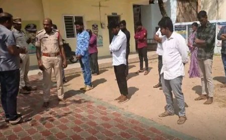 రౌడీ షీటర్లకు పోలీసుల కౌన్సెలింగ్ 