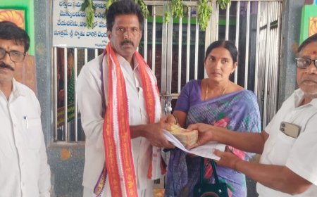 ఆలయంలో అన్నదానానికి భారీ విరాళం