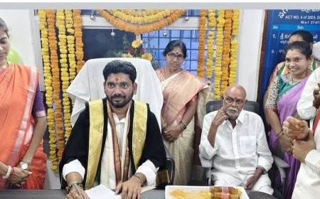 మున్సిపల్ కార్పొరేషన్ నూతన మేయర్ గా ధరణి మధు డిప్యూటీ మేయర్ గా సల్ల రమ్య