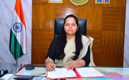 ప్రతిమా సింగ్ జిల్లా పాలనాధికారిగా బాధ్యతలు స్వీకారం