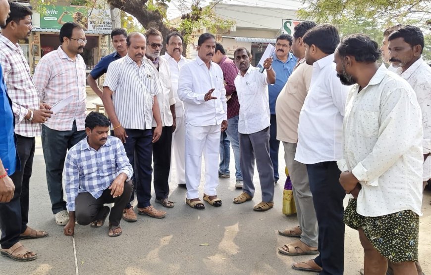 రోడ్డు విస్తరణలో ఎవరికీ ఇబ్బందులుండవు ఎమ్మెల్యే శ్రీరాం