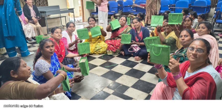 ఎస్.హెచ్ .జి మహిళల్లో ఆత్మవిశ్వాసం నింపుతున్న ఎన్.ఐ.ఆర్.డి, ఎఫ్.డి.డి.ఐ సంస్థల శిక్షణా కార్యక్రమం