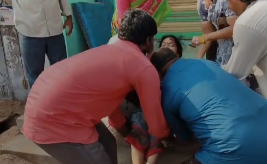 యువకుల ర్యాష్ డ్రైవింగ్ వృద్దురాలికి తీవ్ర గాయాలు