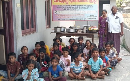 పరిపూర్ణ బాలల ఆశ్రమంలో అన్నదానం