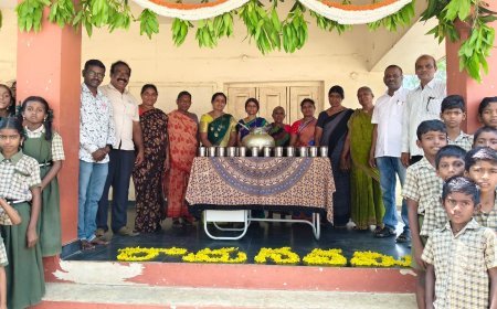 పాఠశాలలో శ్రీరామనవమి వేడుకలు