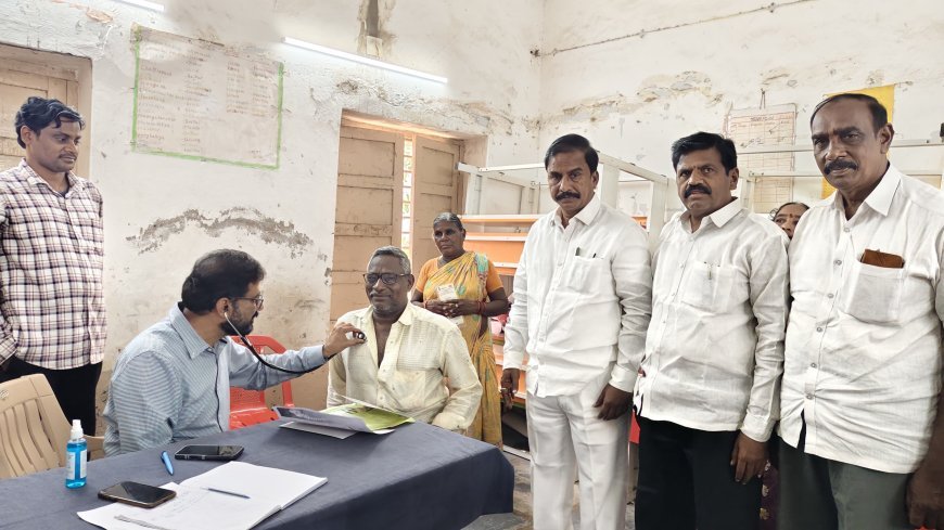 గ్రామాలలో ఉచిత వైద్య శిబిరాలు అభినందనీయం