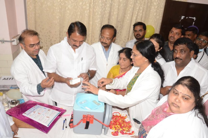 వ్యాక్సినేషన్ కార్యక్రమాన్ని ప్రారంభించిన ఎల్బీనగర్ ఎమ్మెల్యే దేవిరెడ్డి సుధీర్ రెడ్డి