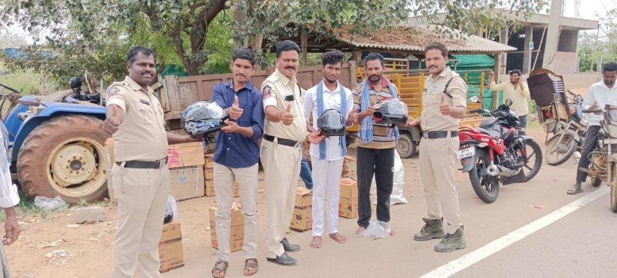 నో హెల్మెట్ నో డ్రైవ్ కార్యక్రమం