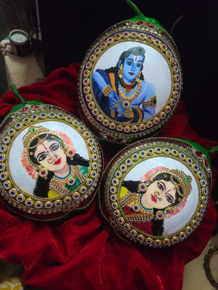 కొబ్బరి బోండంపై అద్భుత చిత్రం