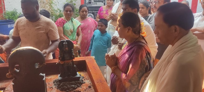 శ్రీ సిద్ధిలింగేశ్వర దేవస్థానంలో విగ్రహ ప్రతిష్టలు