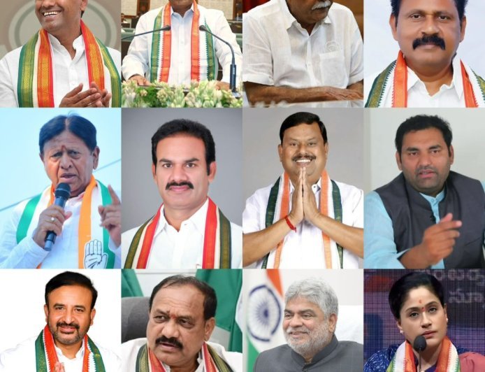 రెండు మంత్రి పదవుల కోసం 12 మంది పోటీ 