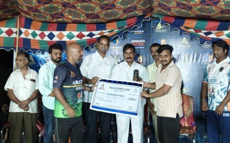 విజేతలకు బహుమతులు అందజేసిన ఎమ్మెల్యే శ్రీ శ్రీరాం రాజగోపాల్ (తాతయ్య)