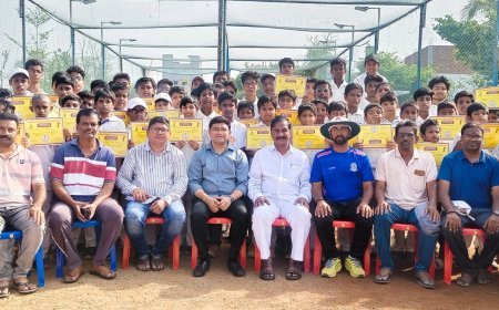 సమ్మర్ క్రికెట్ కోచింగ్ క్యాంప్ ముగింపు ఉత్సవం