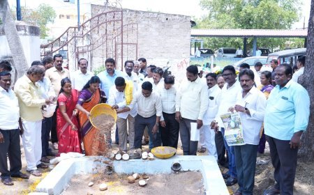 భూగర్భ జలాల పరిరక్షణకు ఇంకుడు గుంతలే శాశ్వత పరిష్కారం