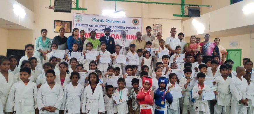 హనుమాన్ జంక్షన్‌లో ఘనంగా సమ్మర్ కోచింగ్ క్యాంప్ ముగింపు వేడుకలు