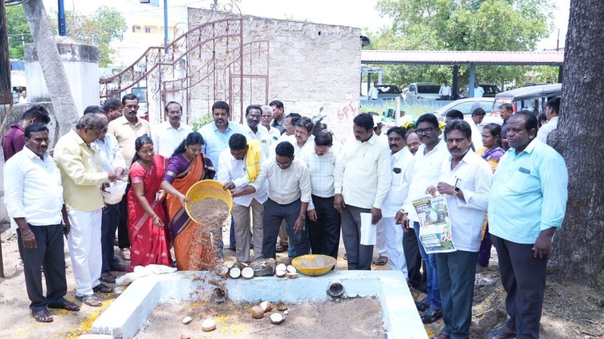 భూగర్భ జలాల పరిరక్షణకు ఇంకుడు గుంతలే శాశ్వత పరిష్కారం