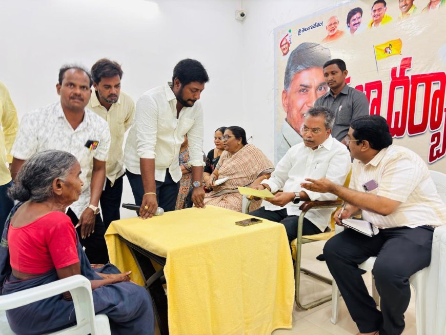 మైలవరంలో ఎమ్మెల్యే వసంత కృష్ణప్రసాదు ప్రజాదర్బార్